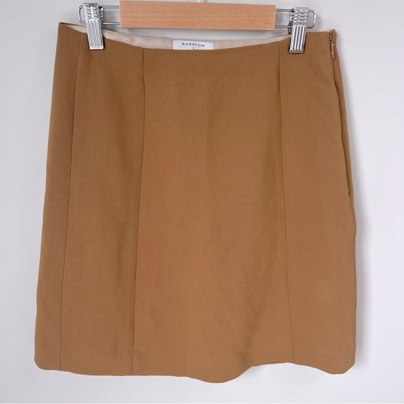 BABATON ARITZIA Hopper Skirt in Aged Gold - Picture 4 of 6